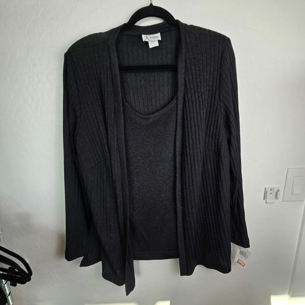 K Woman NWT Blouse size 14w black